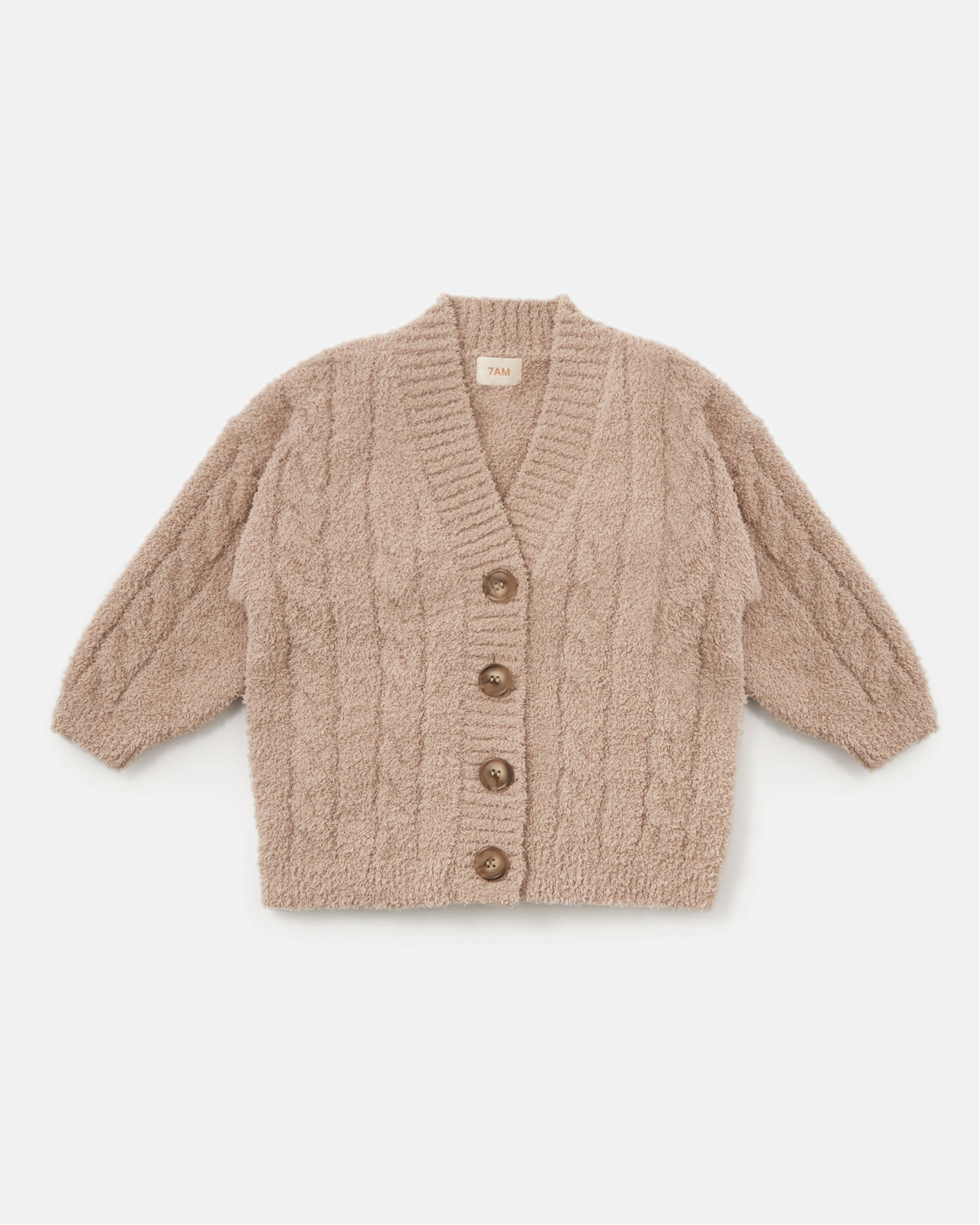 Cable Cardigan - Fuzzy