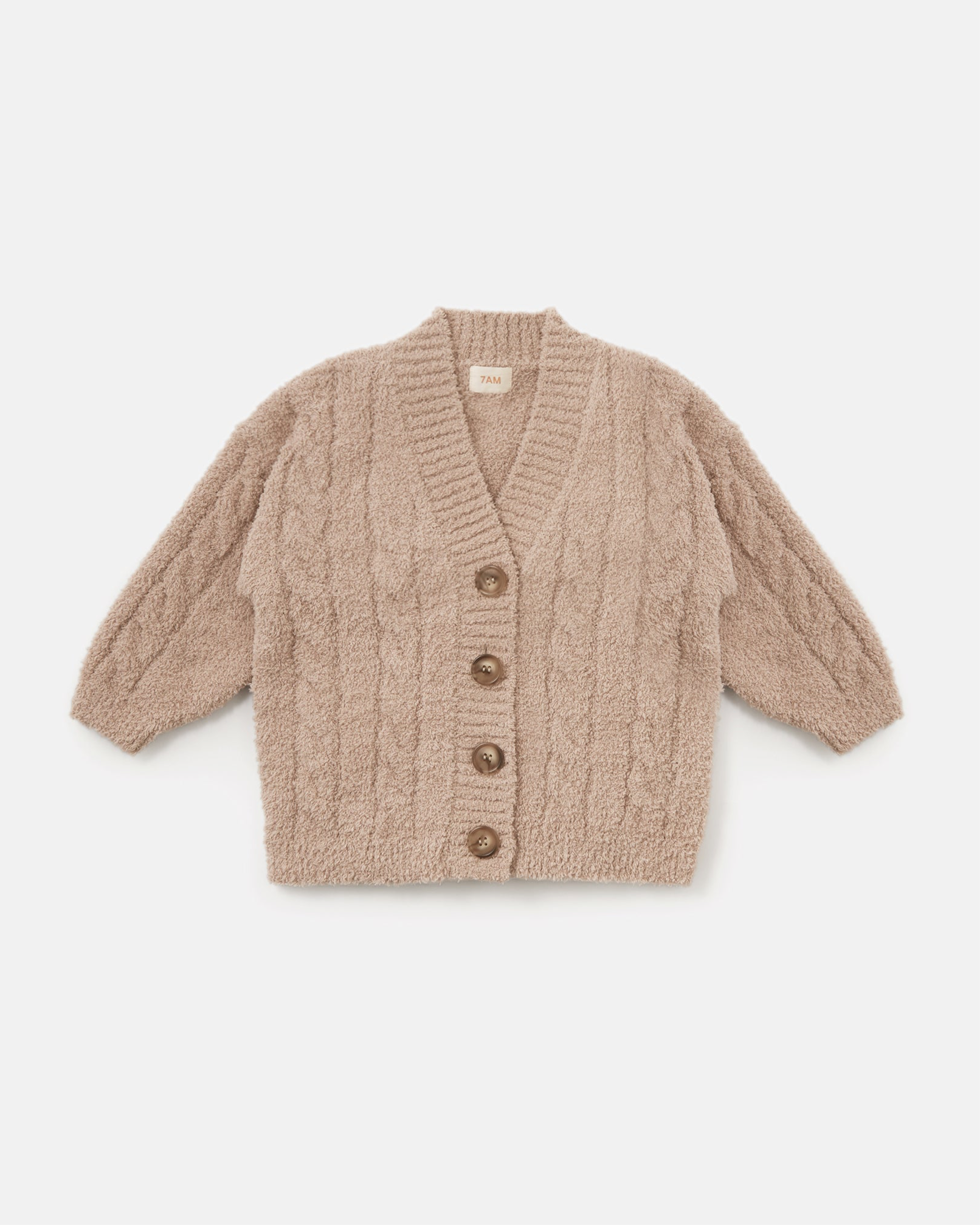 Cable Cardigan - Fuzzy