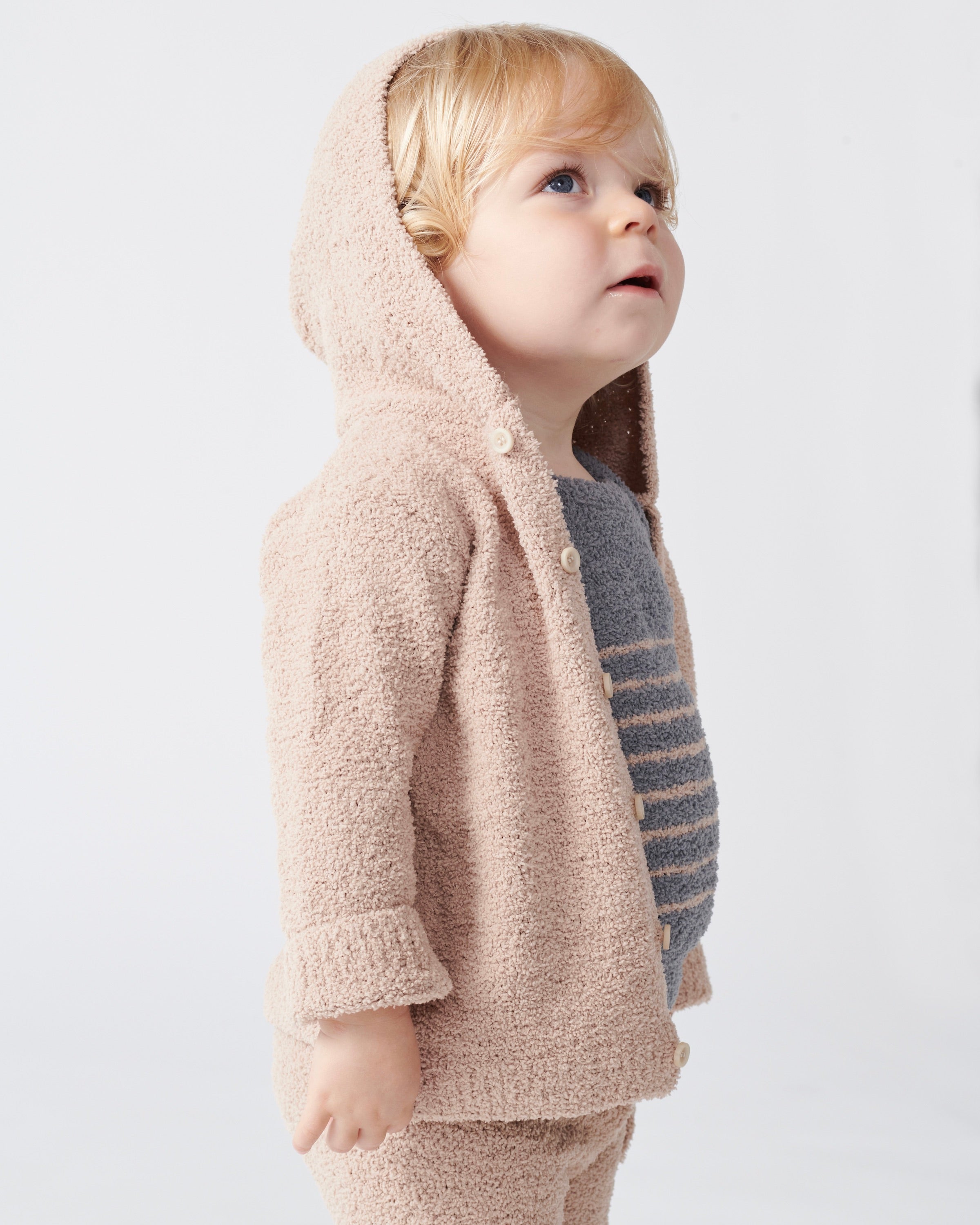 Bb collection 2024 hooded fluffy cardigan