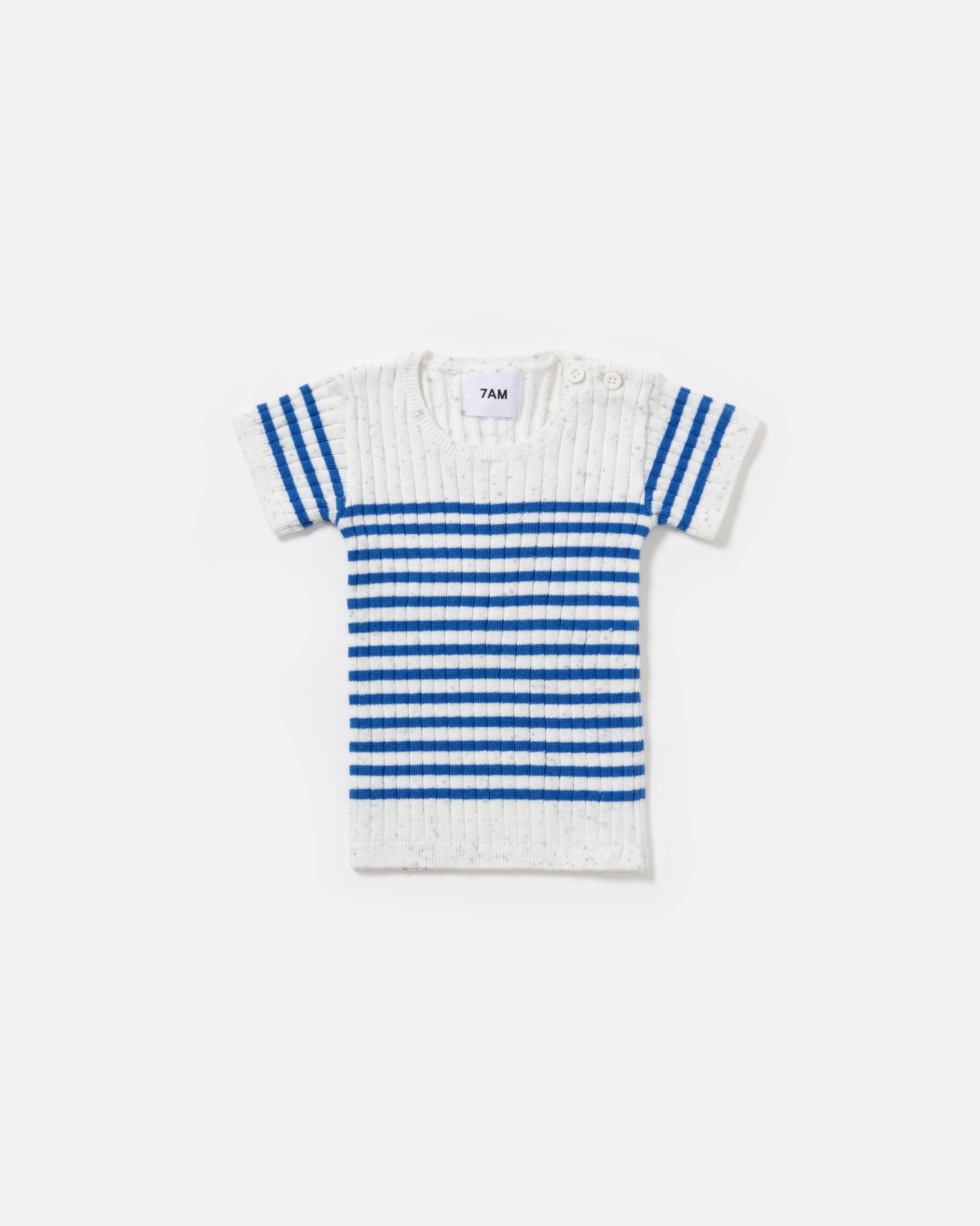 Short Sleeve Tee Marinière - Ribbed