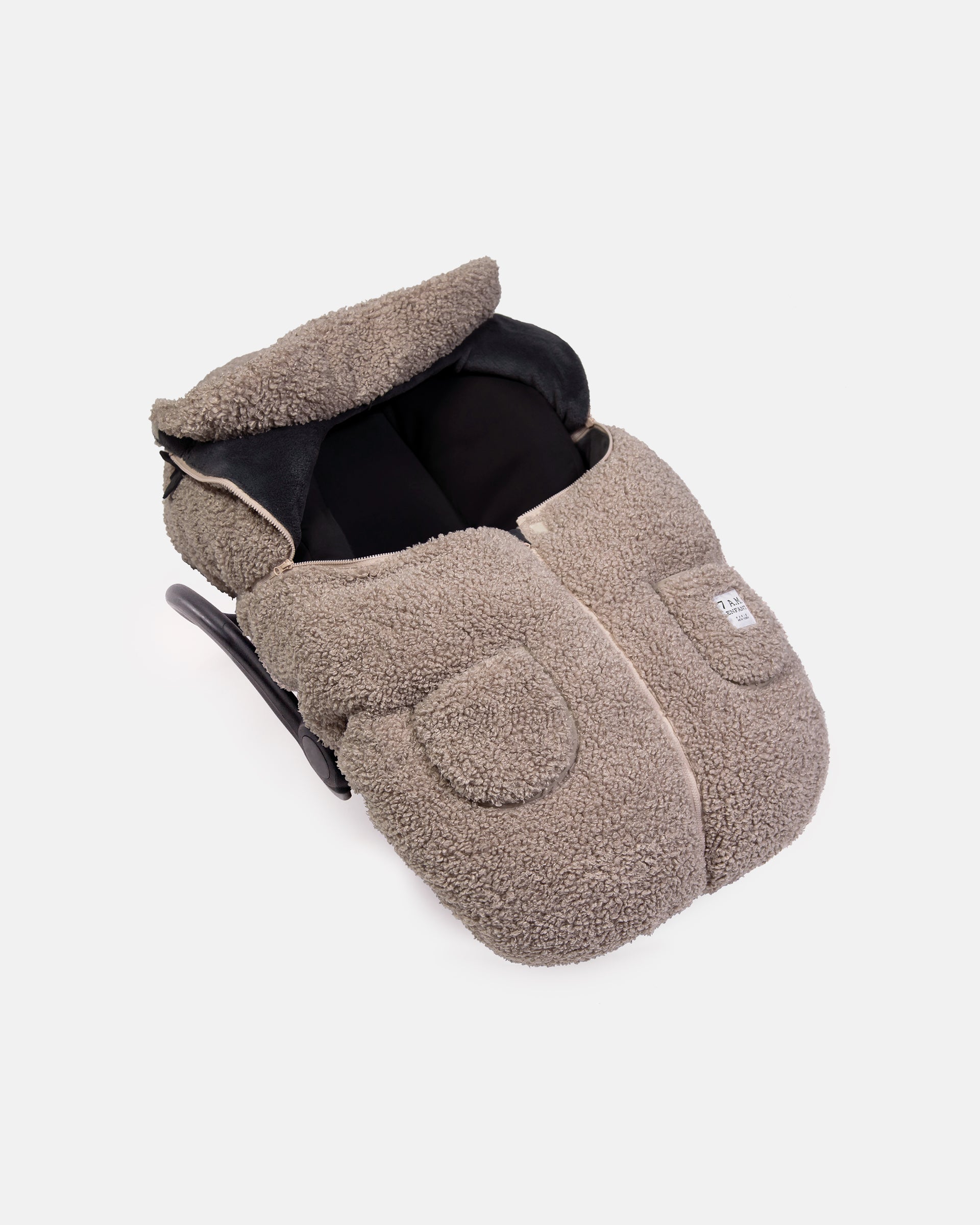 7 Am Enfant Car Seat Cocoon Oatmeal Teddy