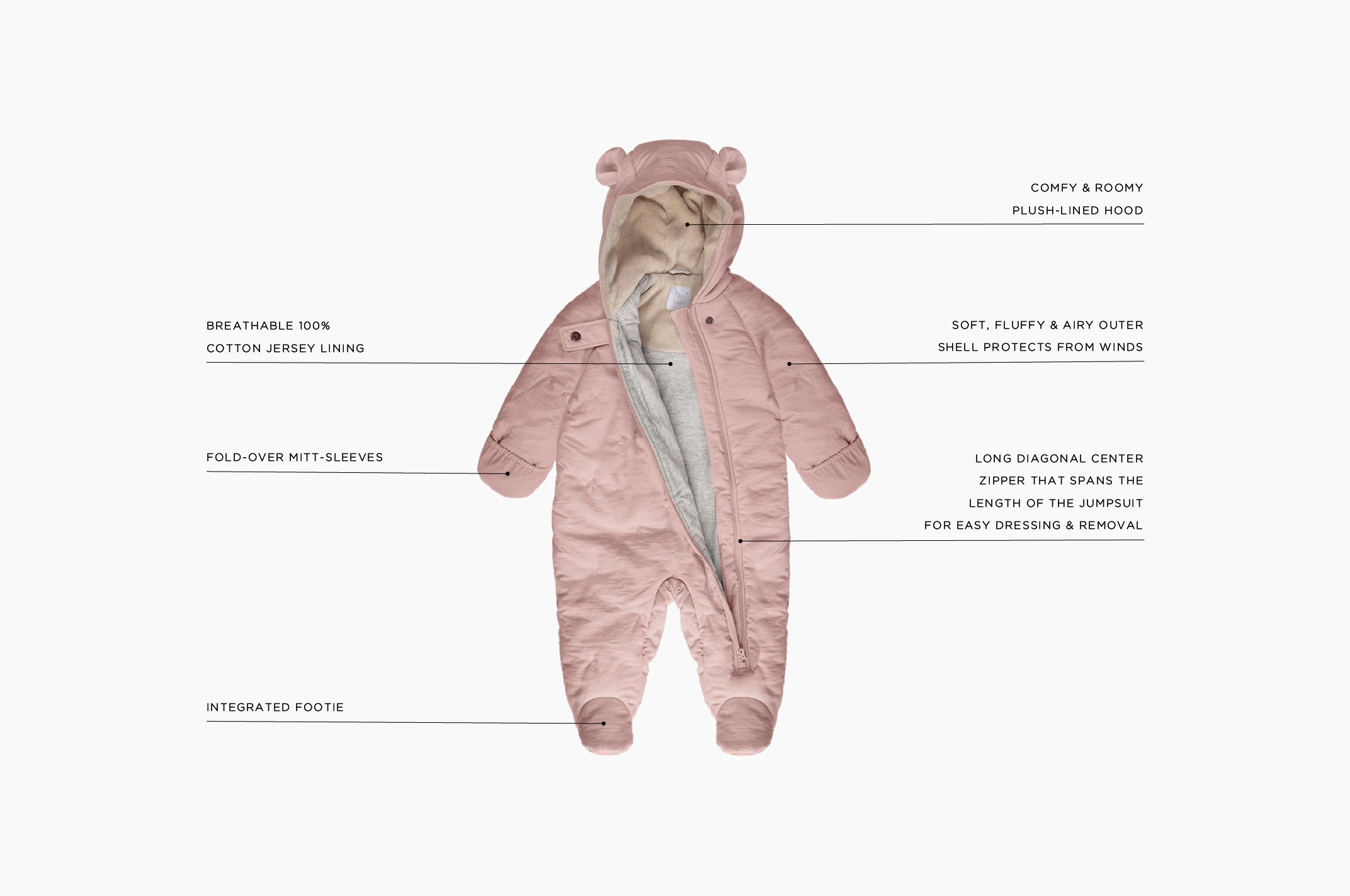 7am sales baby snowsuit