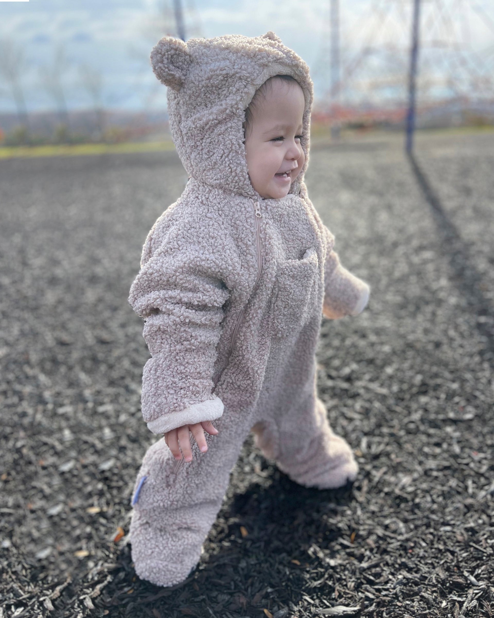 Teddy baby onesie hot sale