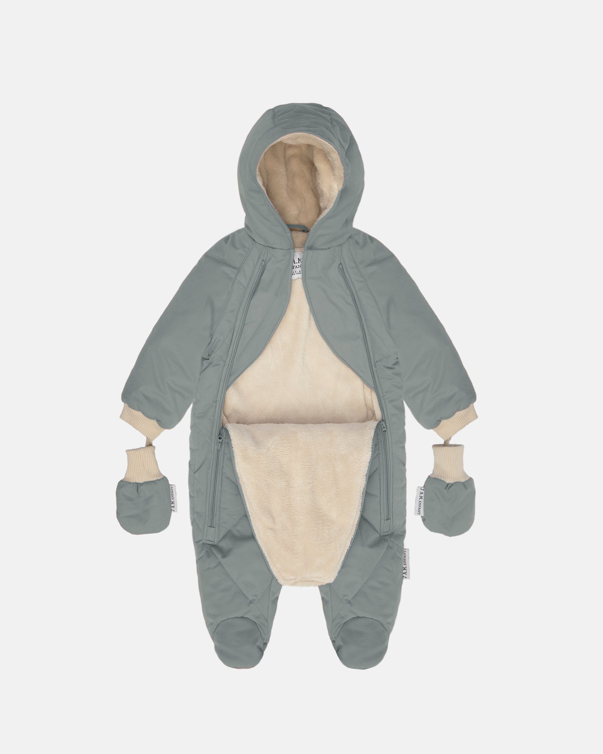 H and best sale m baby snowsuit